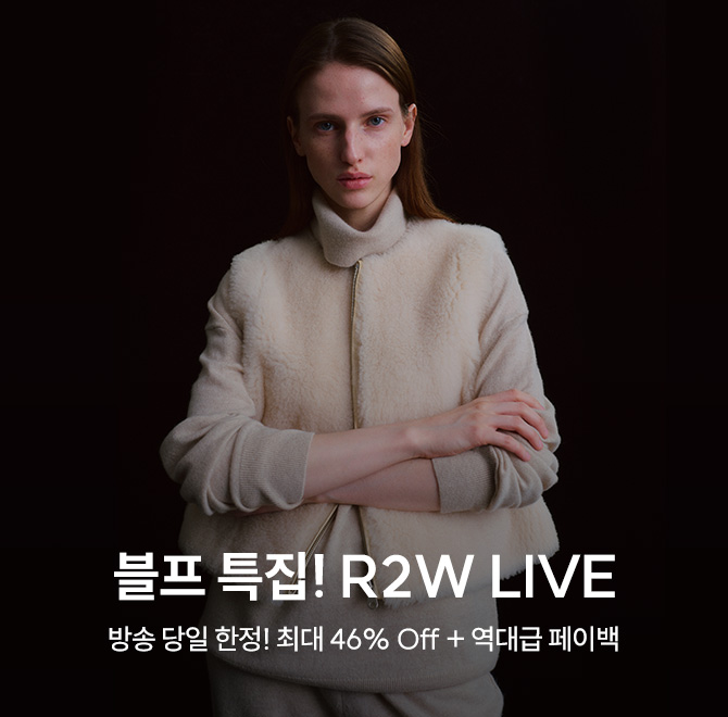 11/14 오후 6시 SSF SHOP 블프 특집 R2W 라이브에서 24F/W 신상 단독 선발매!최대 46% 특가로 만나보세요오늘 밤 ...
